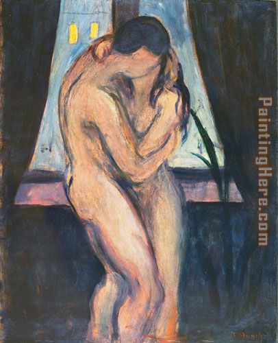 Edvard Munch the kiss